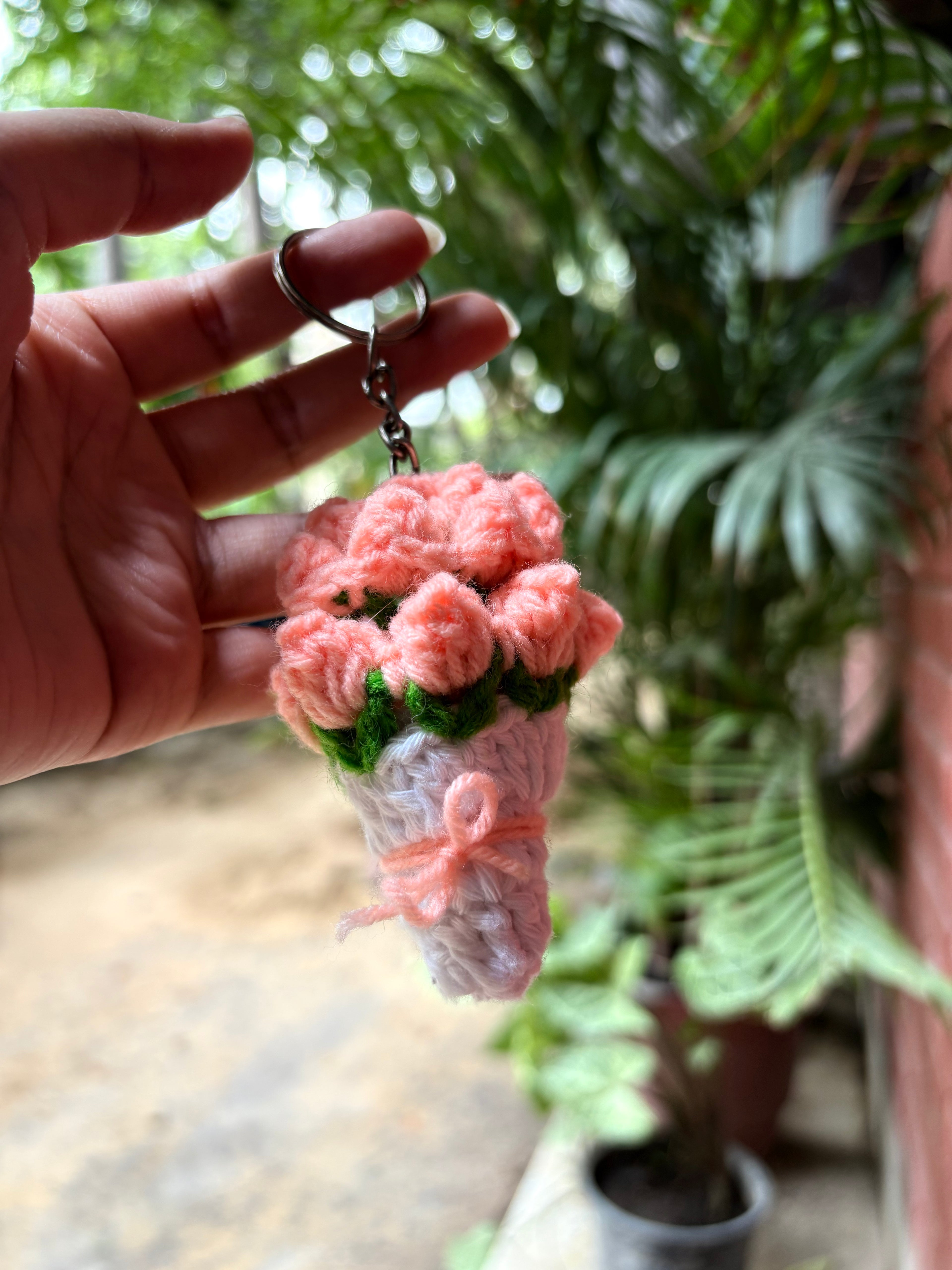 Tulip Bouquet Keychain
