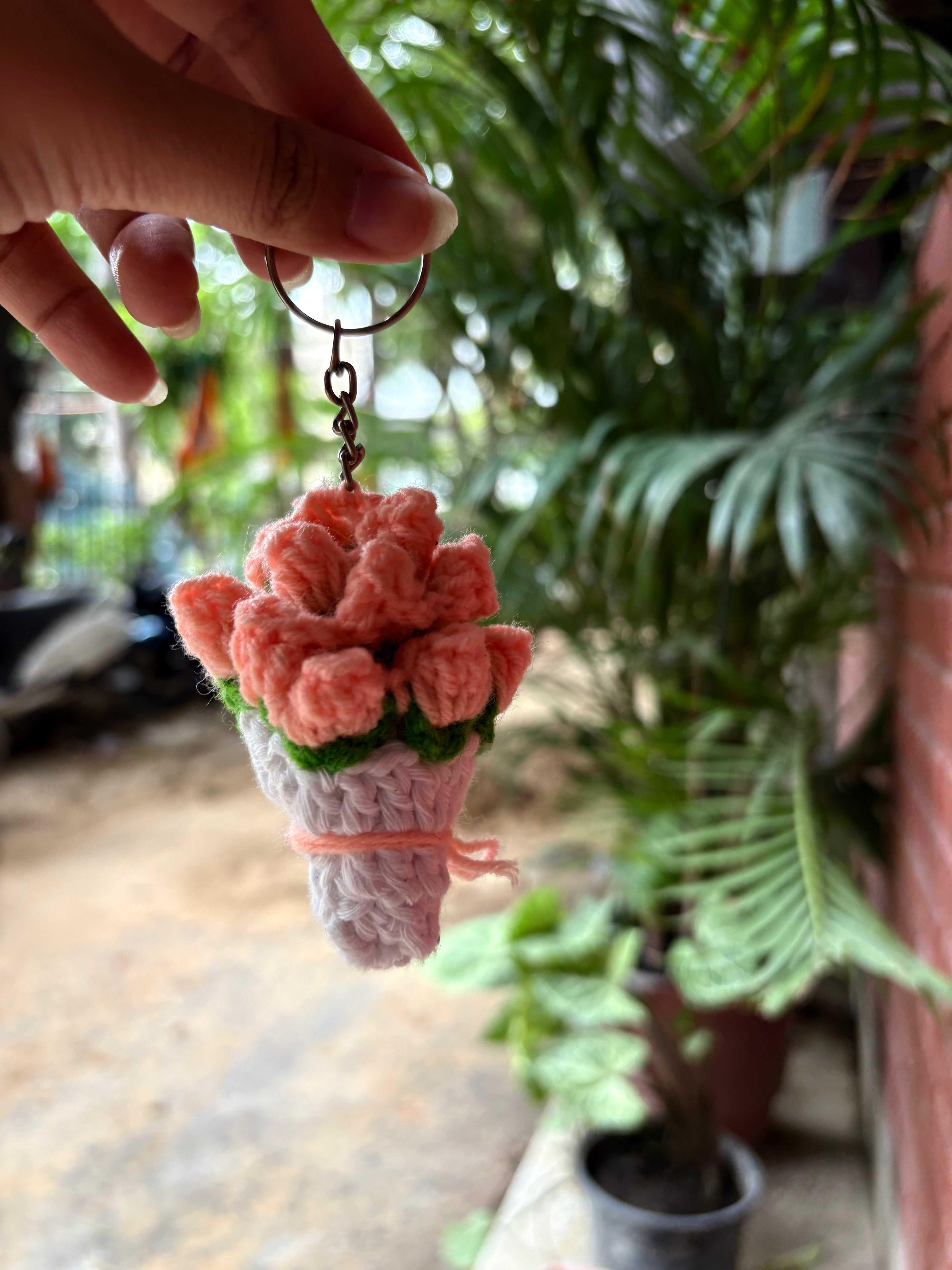 Tulip Bouquet Keychain