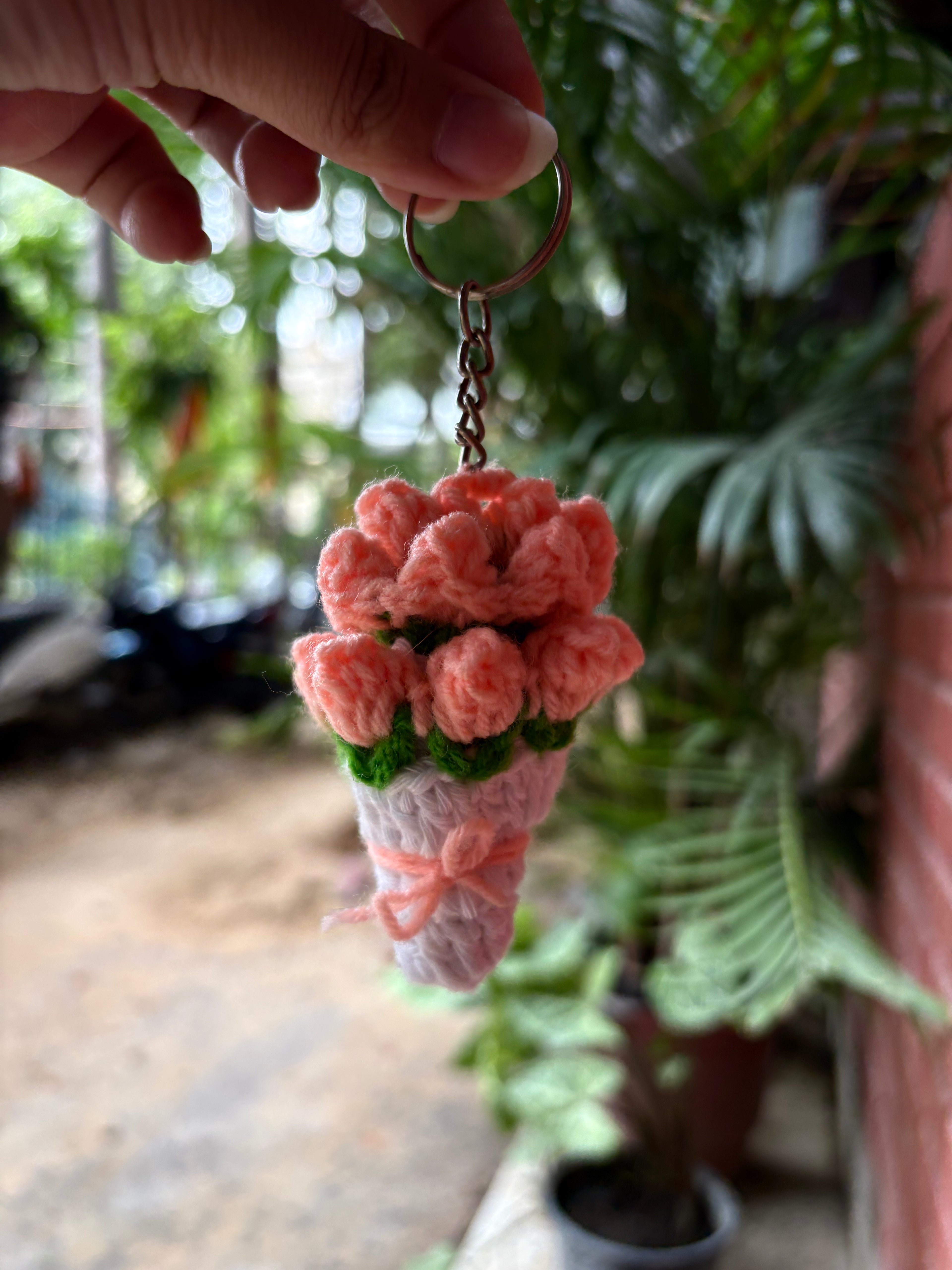 Tulip Bouquet Keychain