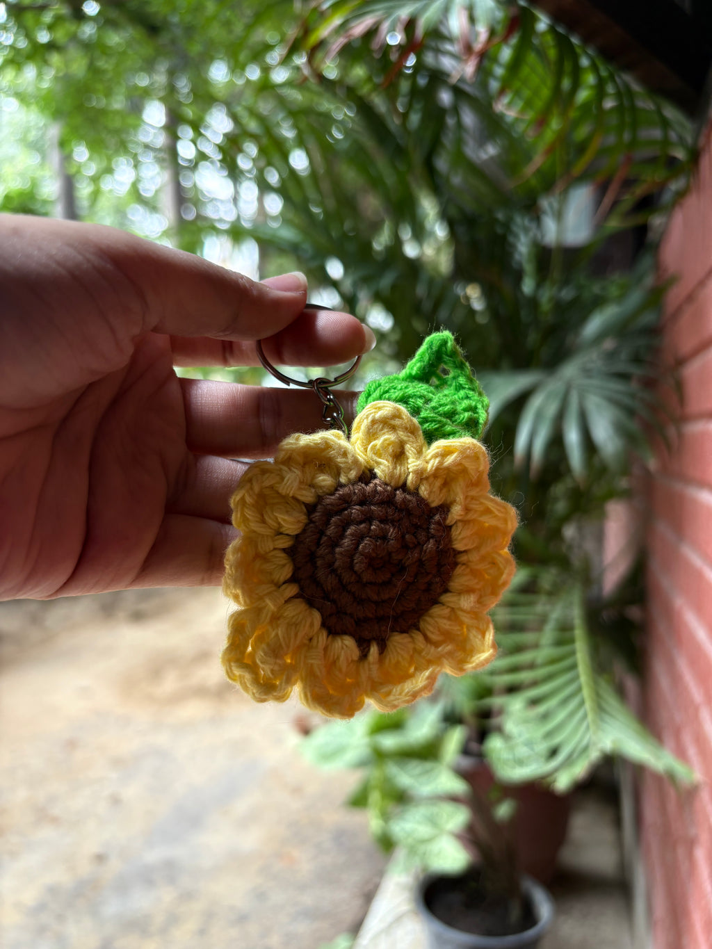Sunflower Keychain