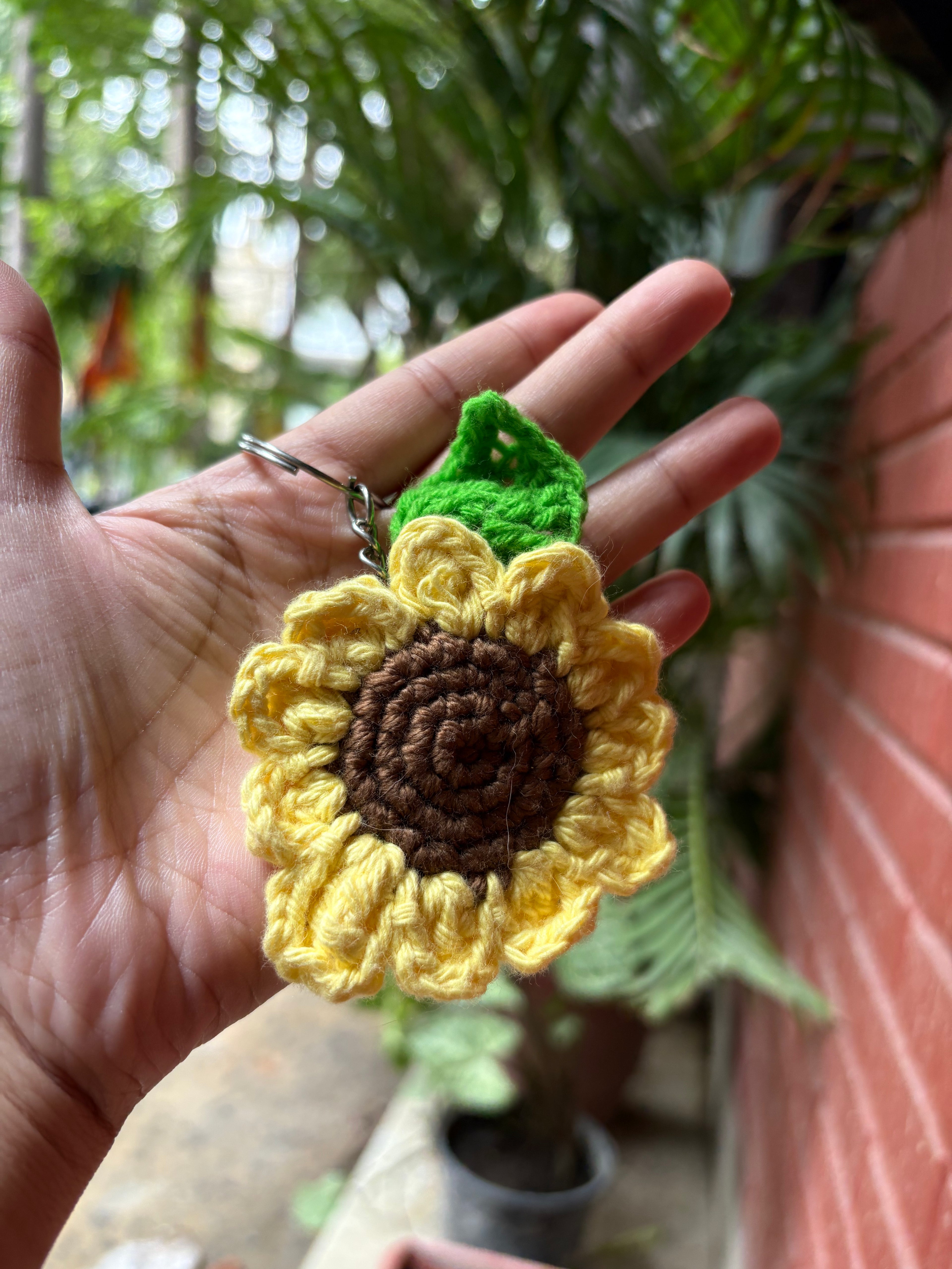 Sunflower Keychain