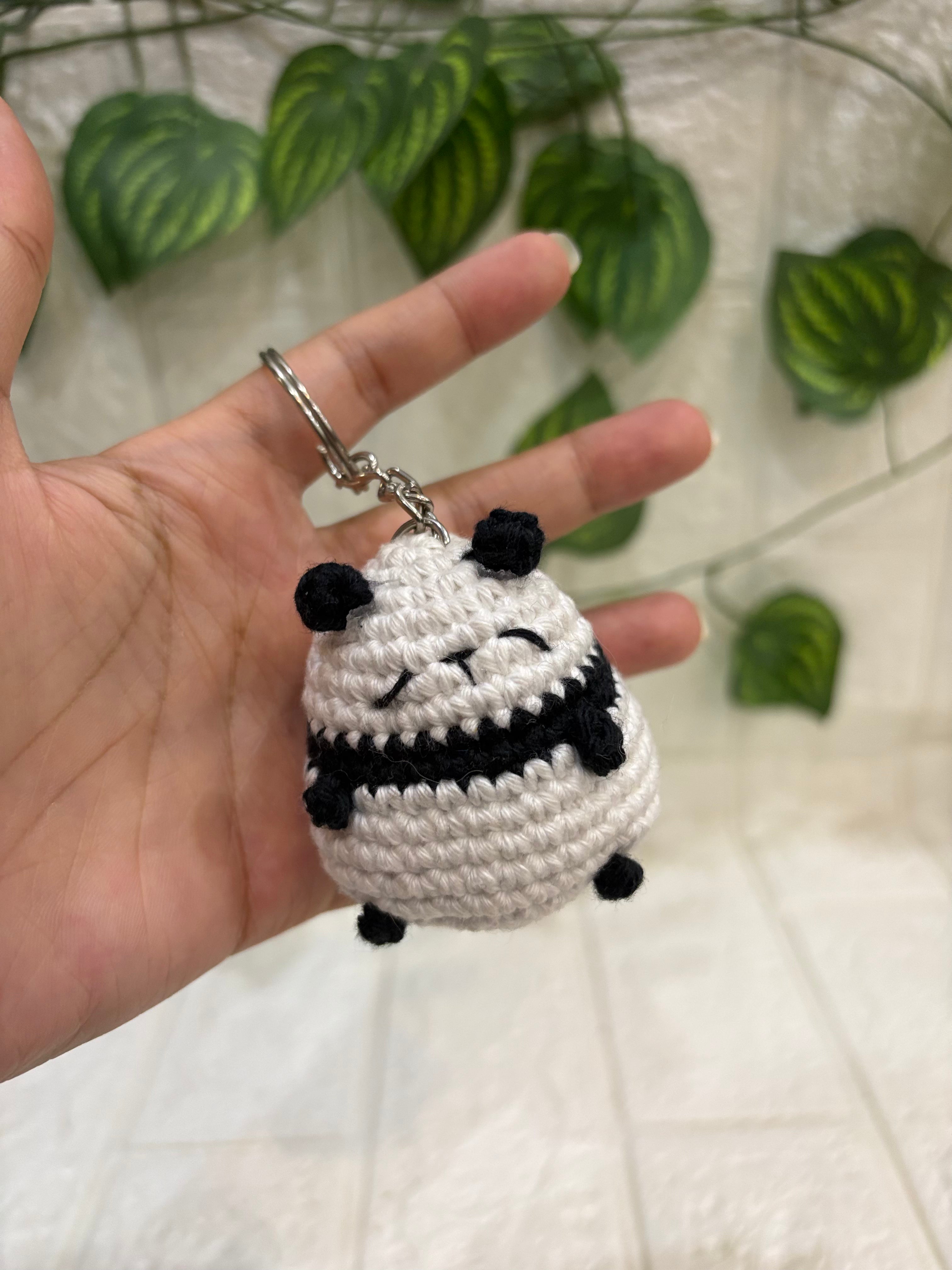 Chubby Panda Keychain
