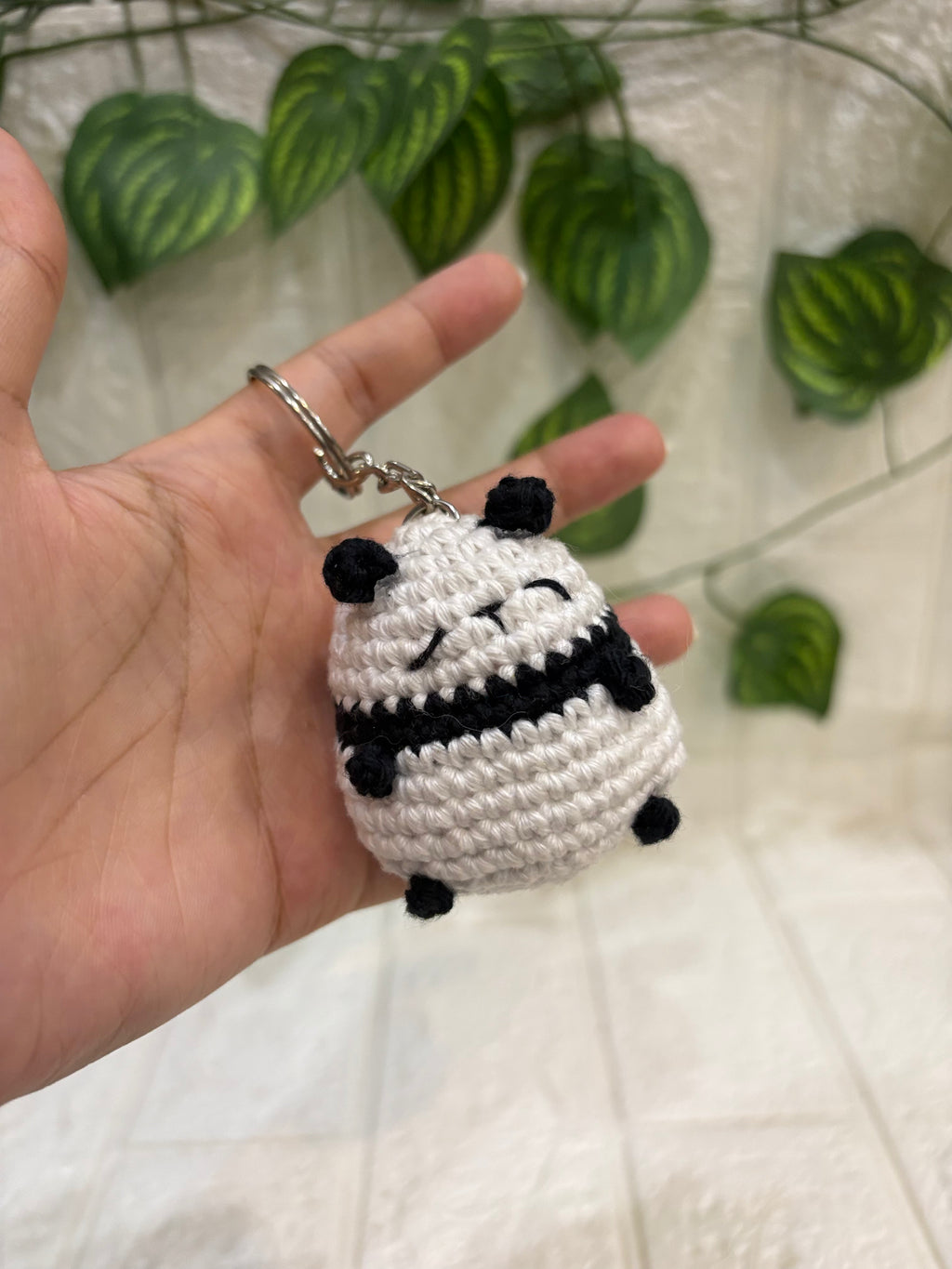 Chubby Panda Keychain