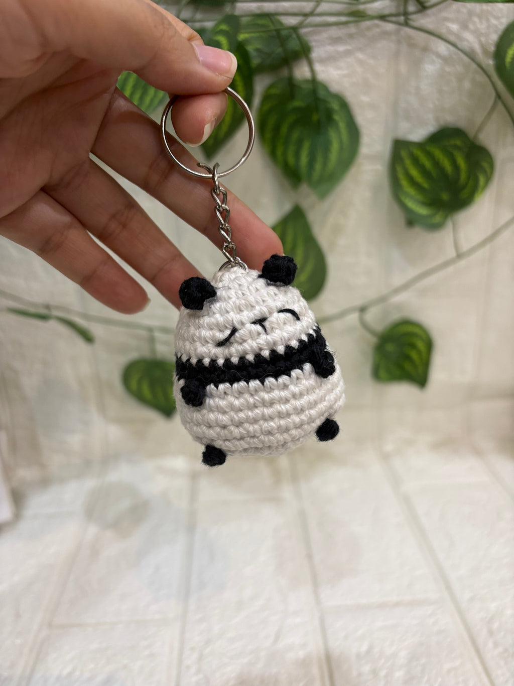 Chubby Panda Keychain