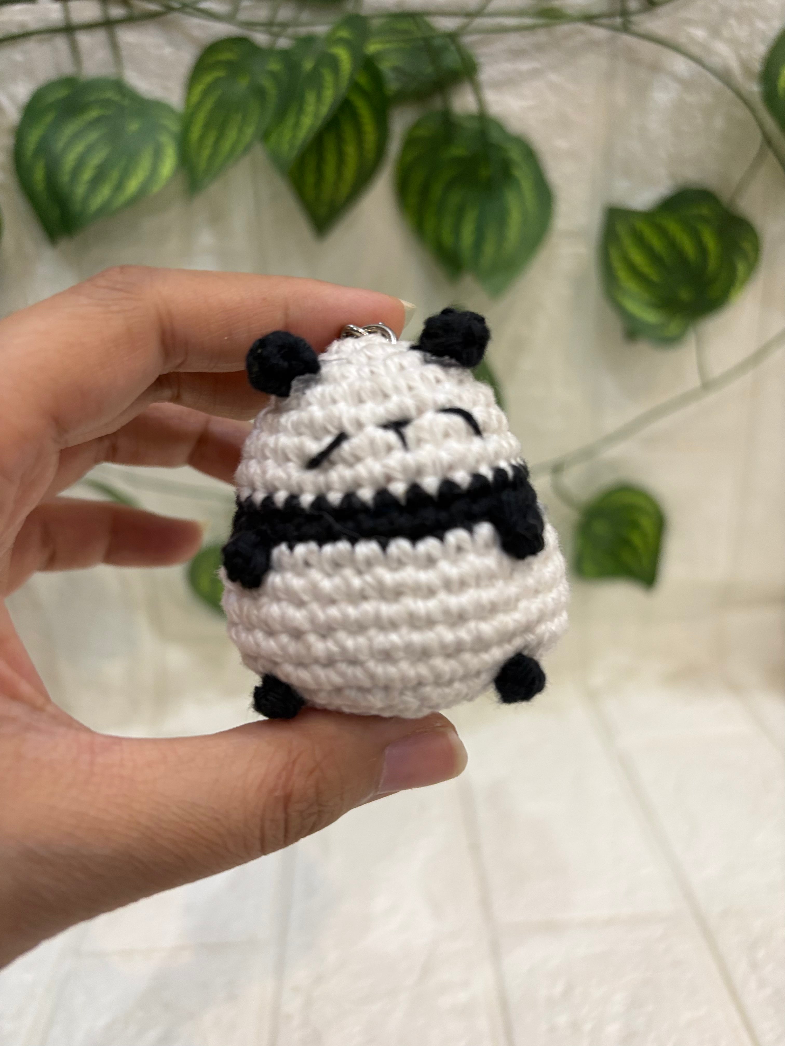 Chubby Panda Keychain