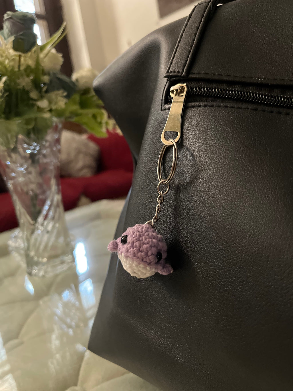 Tiny Whale Keychain