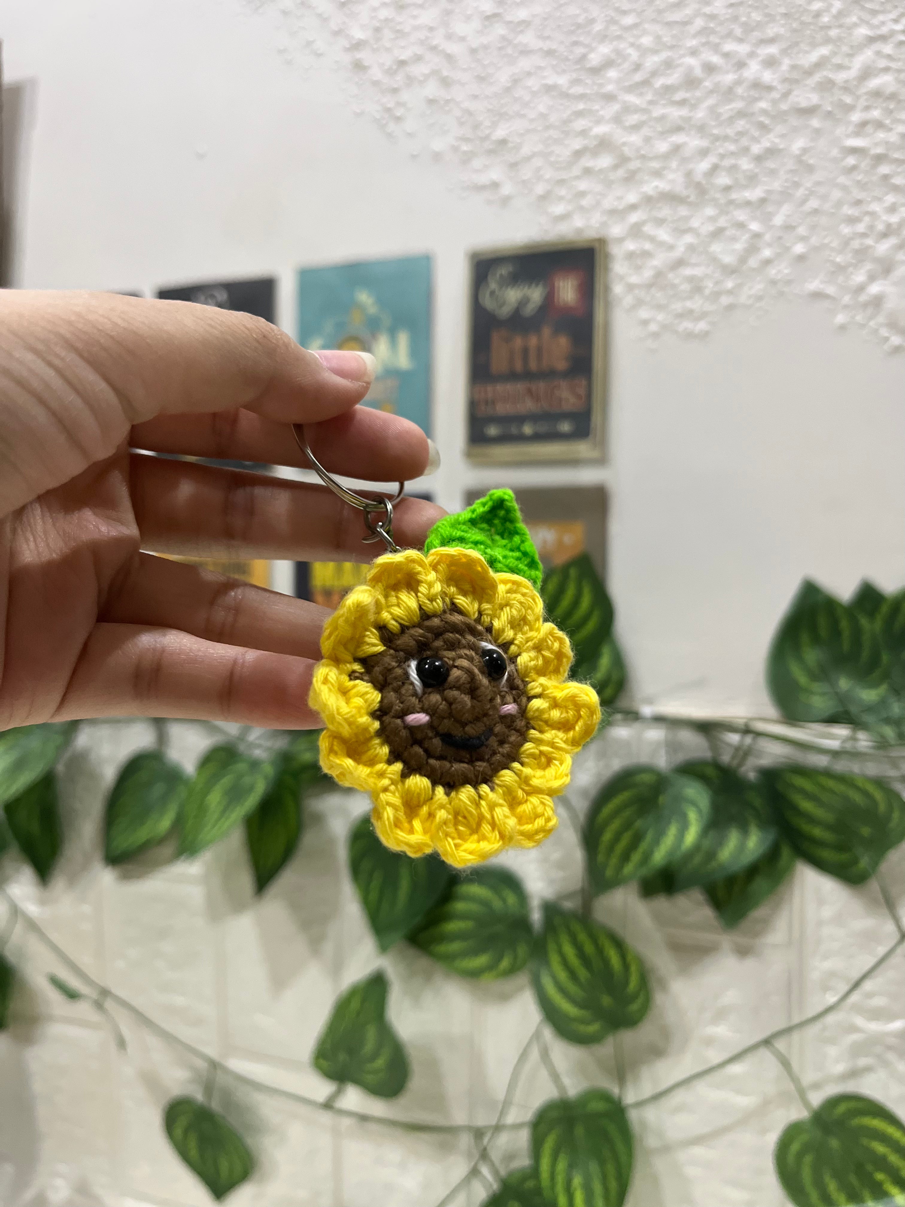 Sunflower Keychain
