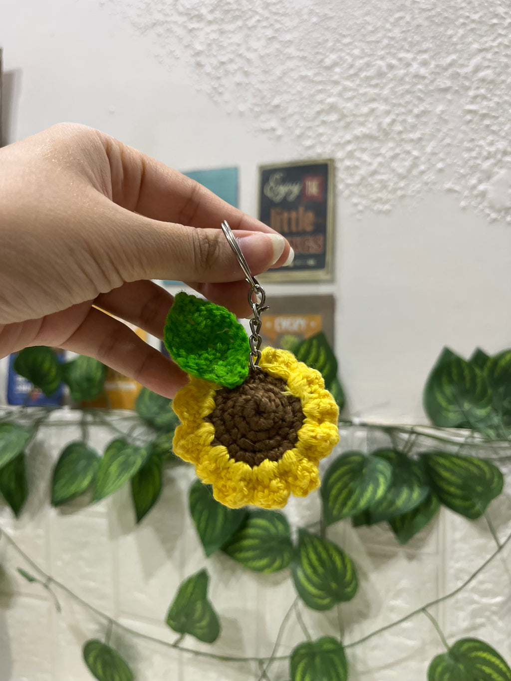 Sunflower Keychain