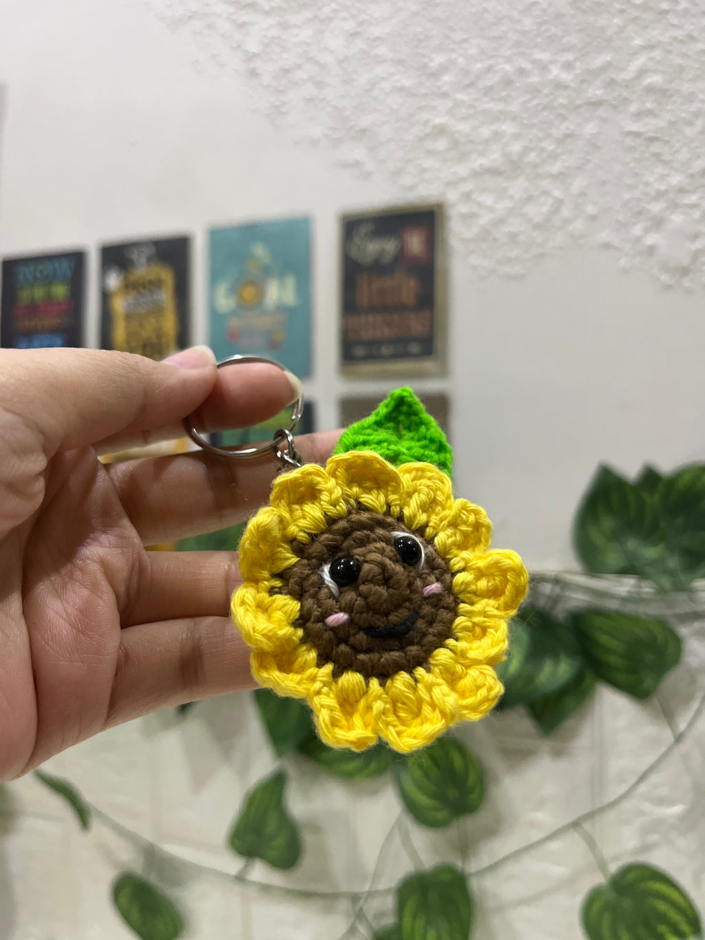 Sunflower Keychain