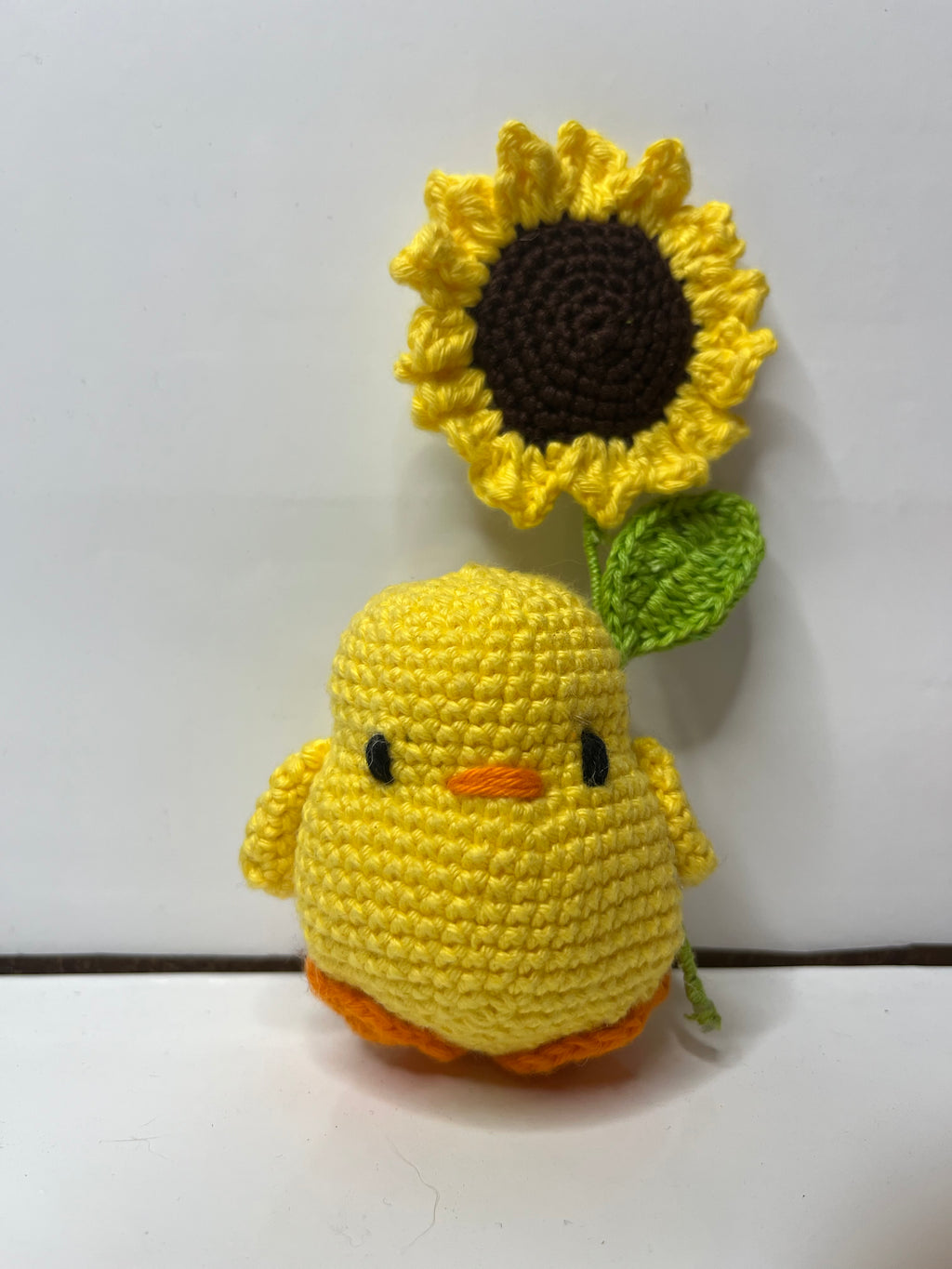 Duck with Sunflower