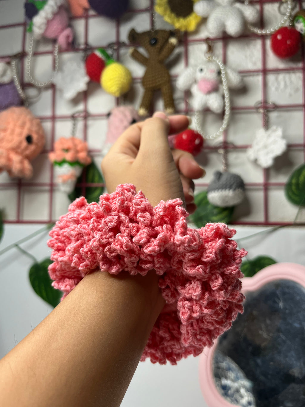 Mesh Lace Scrunchie