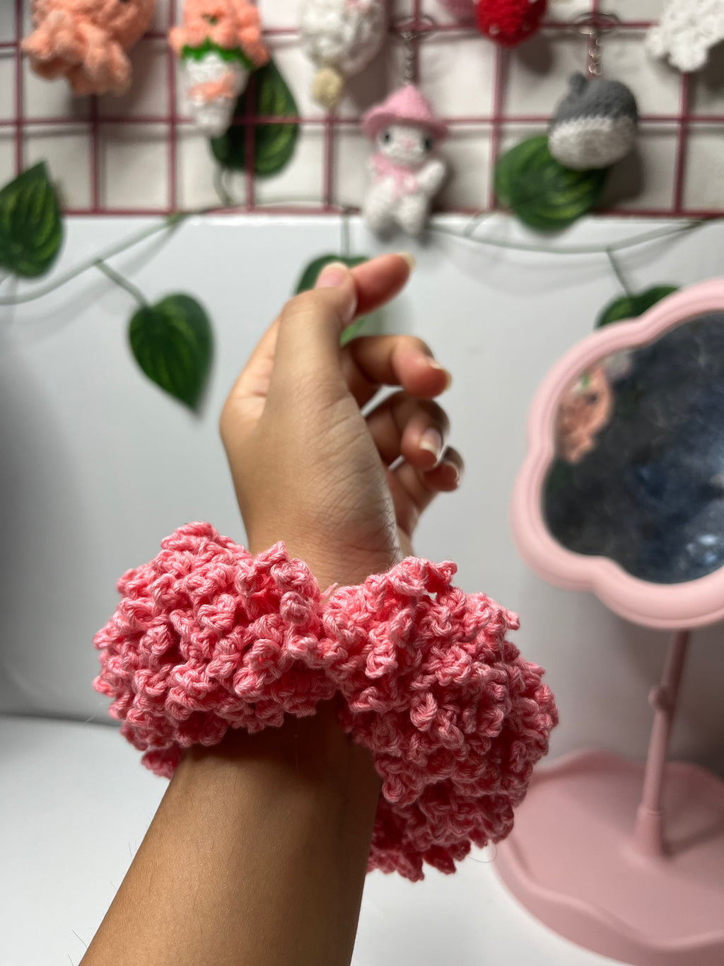 Mesh Lace Scrunchie