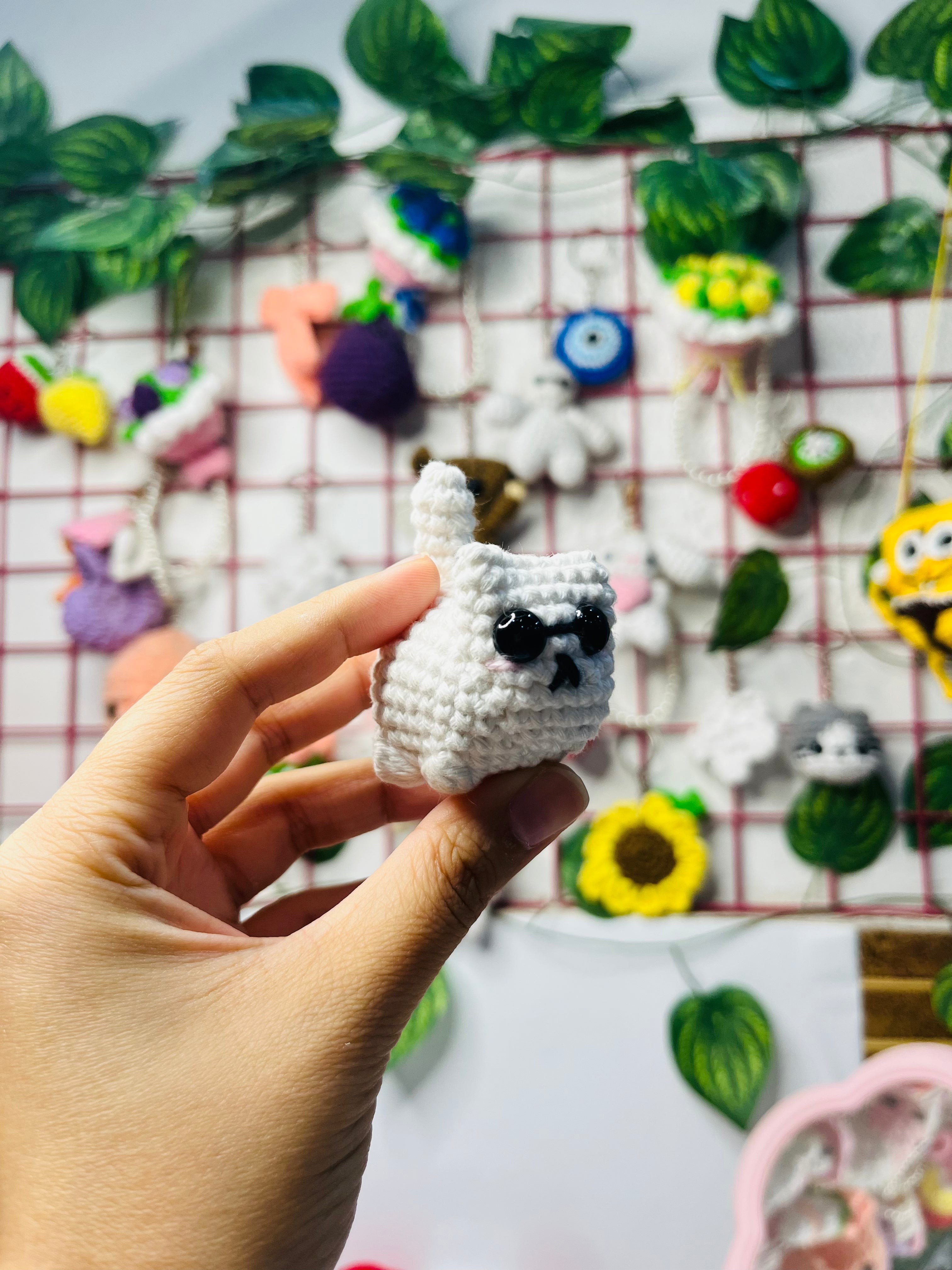 Gojo Cat Keychain