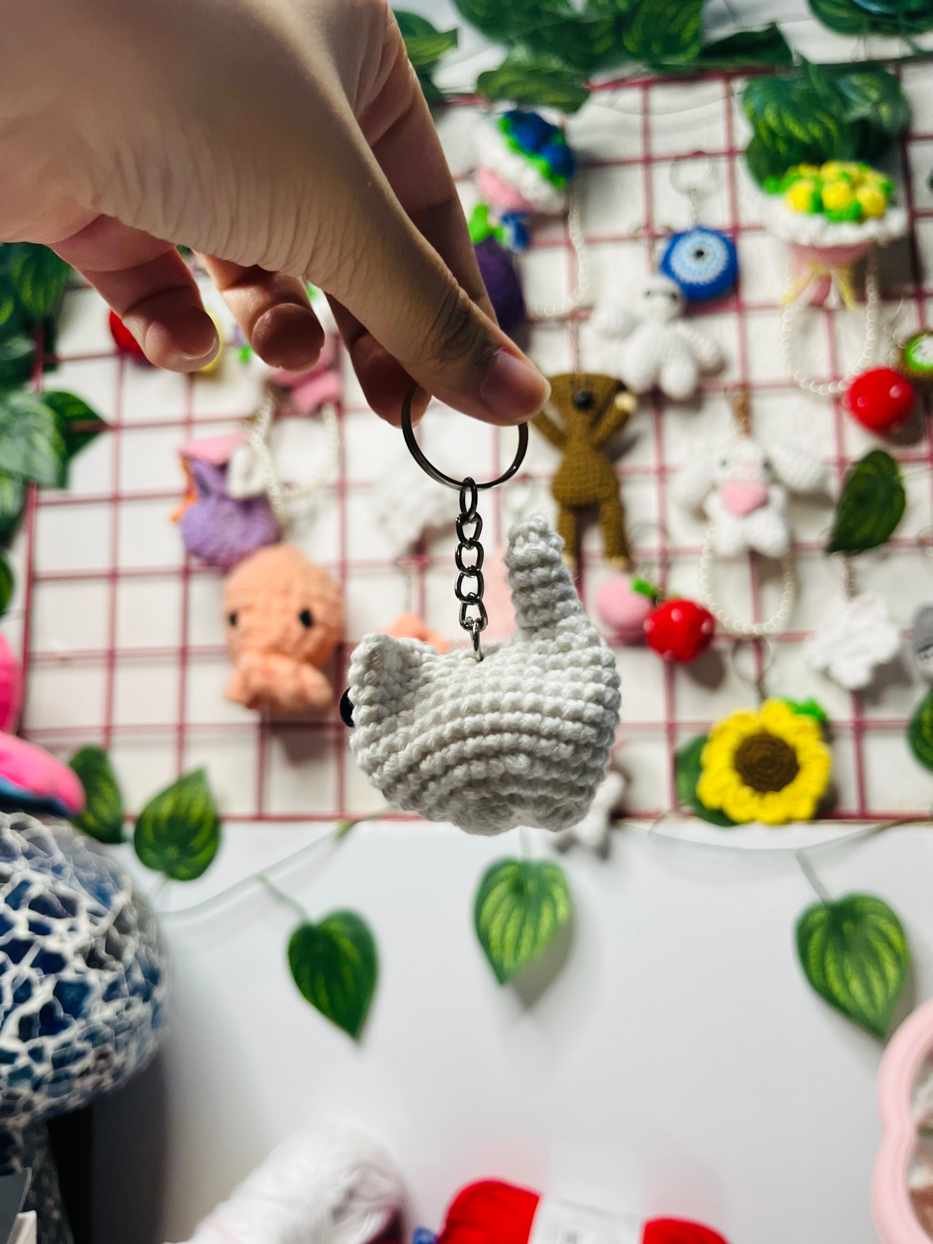 Gojo Cat Keychain