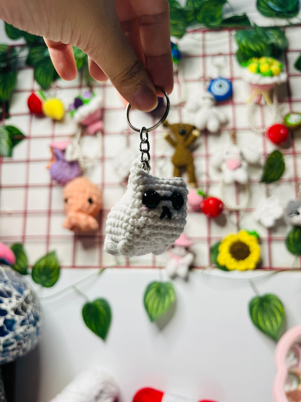 Gojo Cat Keychain