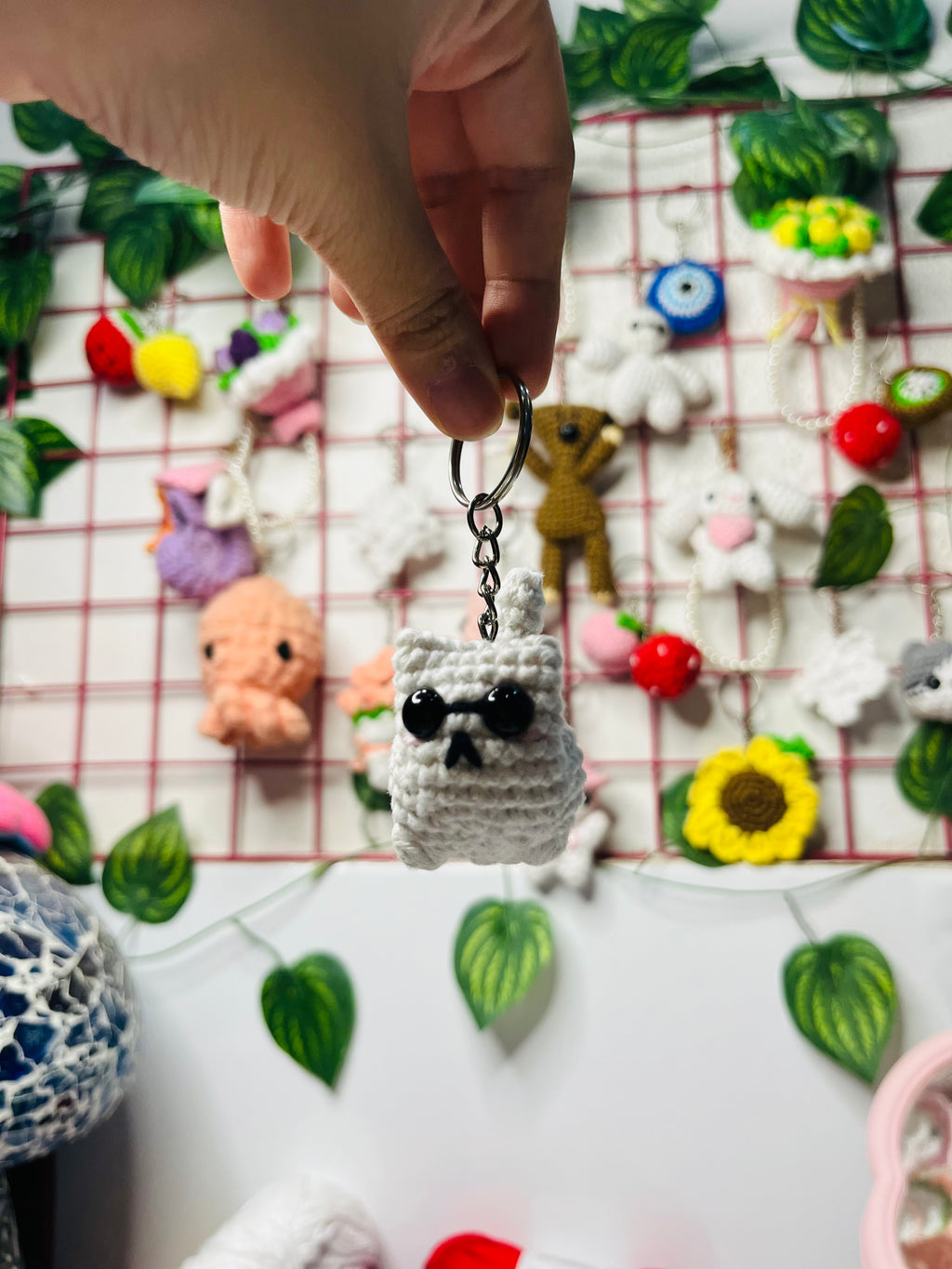 Gojo Cat Keychain
