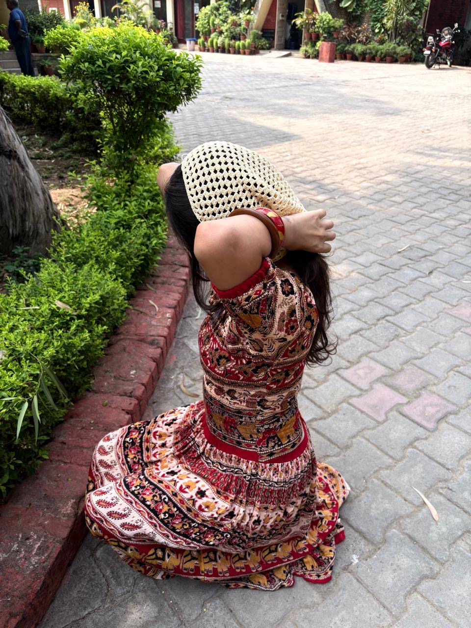 Crochet Kerchief Head Scarf